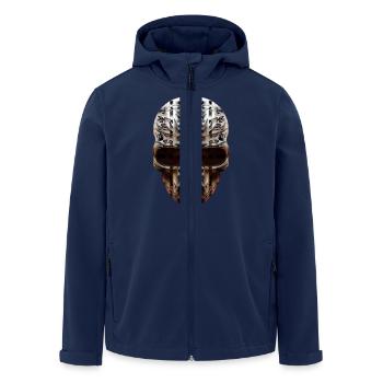 Gothic Lover - Recycelte Männer Softshell-Jacke von Stanley/Stella - Navy - Vorne - AI Model Male 185 light (185cm)