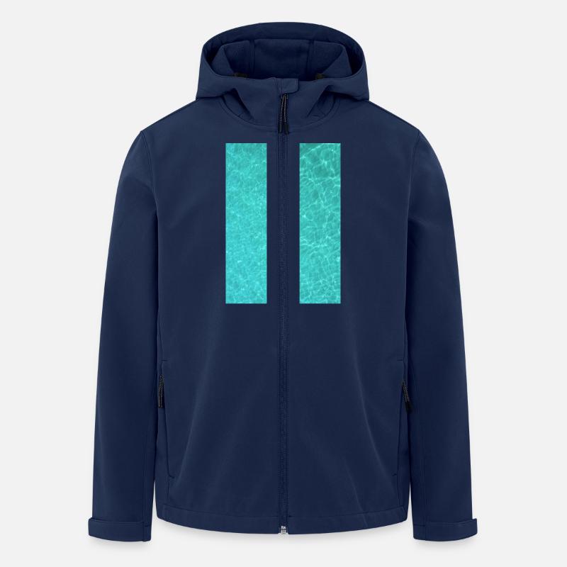 Meer - Recycelte Männer Softshell-Jacke von Stanley/Stella - Navy