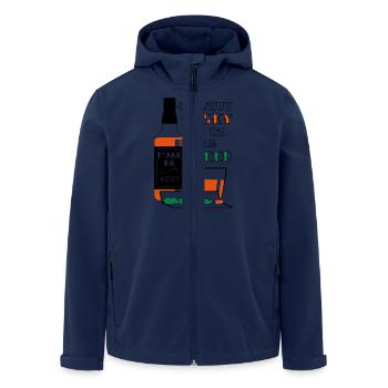 djack_weed - Veste softshell homme en polyester recyclé Stanley/Stella - marine - Devant - AI Model Male 185 light (185cm)