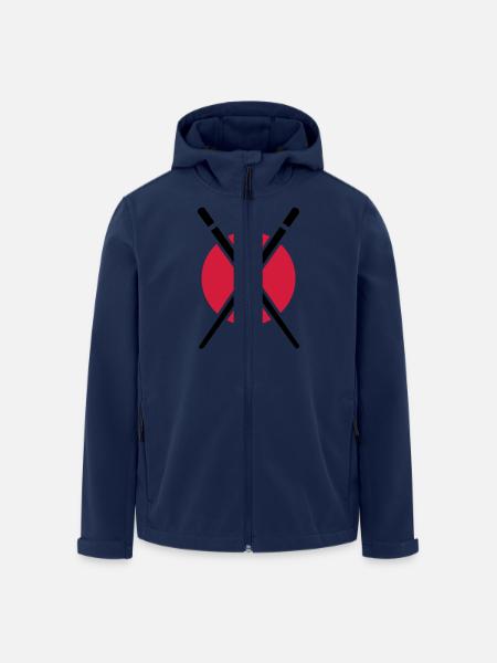 Japan - Recycelte Männer Softshell-Jacke von Stanley/Stella - Navy