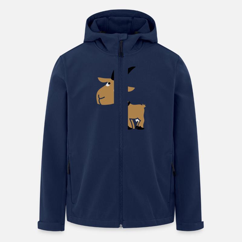 Goat - Men’s Recycled Softshell Jacket by Stanley/Stella - navy