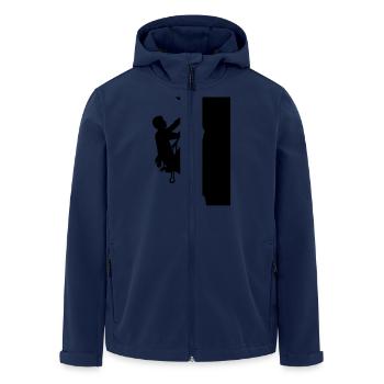 Escalade - Veste softshell homme en polyester recyclé Stanley/Stella - marine - Devant - AI Model Male 185 light (185cm)