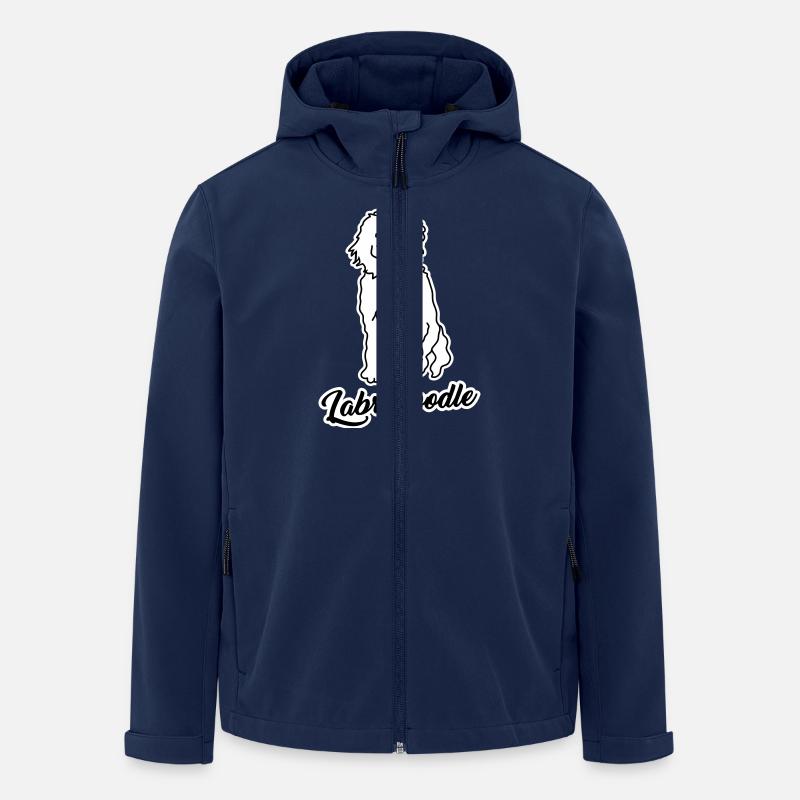 Labradoodle - Recycelte Männer Softshell-Jacke von Stanley/Stella - Navy