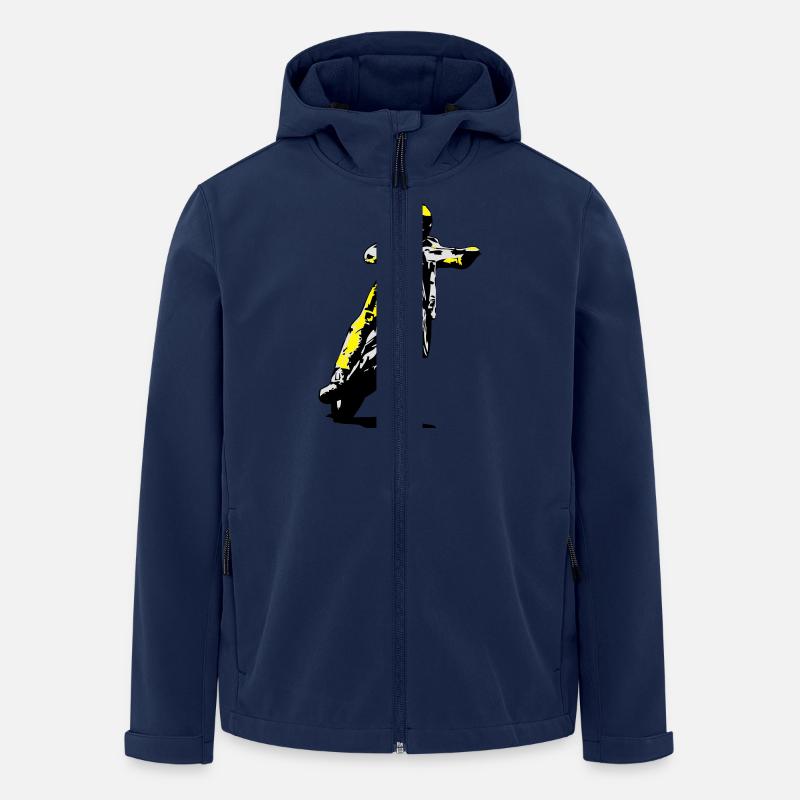 Speedway - Recycelte Männer Softshell-Jacke von Stanley/Stella - Navy