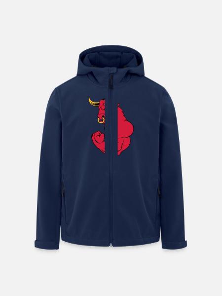 starker_stier_02 - Veste softshell homme en polyester recyclé Stanley/Stella - marine