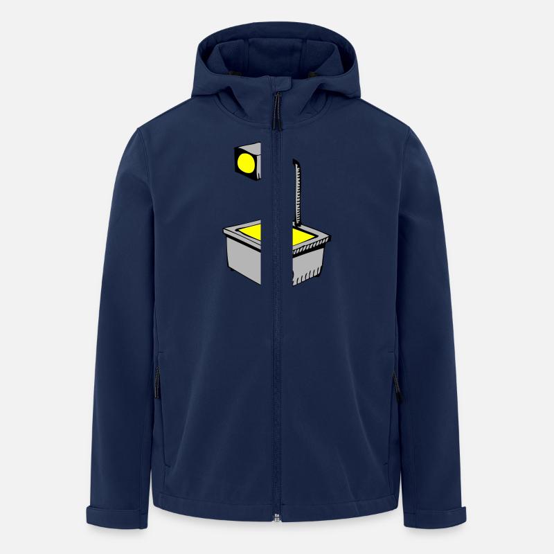 Polylux - Recycelte Männer Softshell-Jacke von Stanley/Stella - Navy