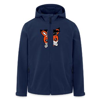Fox High School Graduation Certificats de fin d’études Chapeau de collège - Veste softshell homme en polyester recyclé Stanley/Stella - marine - Devant - AI Model Male 185 light (185cm)