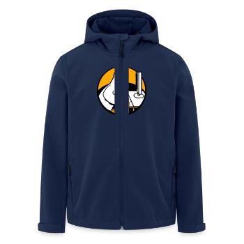 Pigeon Works Office Computer Keyboard Mouse Gamer - Men’s Recycled Softshell Jacket by Stanley/Stella - navy - Front - AI Model Male 185 light (185cm)