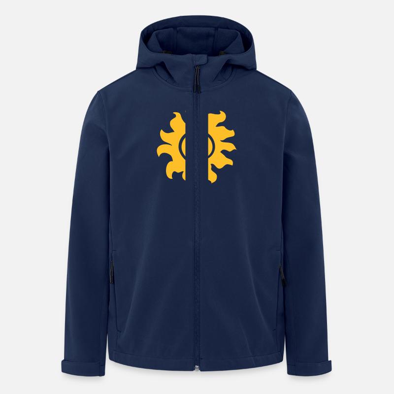 sonne - Recycelte Männer Softshell-Jacke von Stanley/Stella - Navy