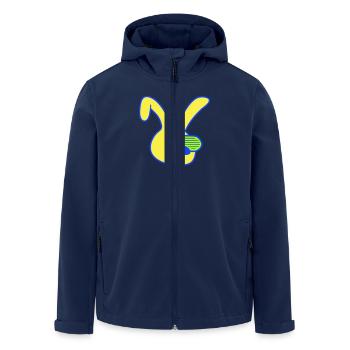 Lunettes de soleil lapin Grooves Stripes Fête Célébrer Fun - Veste softshell homme en polyester recyclé Stanley/Stella - marine - Devant - AI Model Male 185 light (185cm)