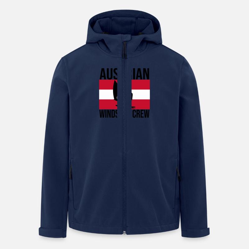 Austrian Windsurf Crew Shirt - Recycelte Männer Softshell-Jacke von Stanley/Stella - Navy