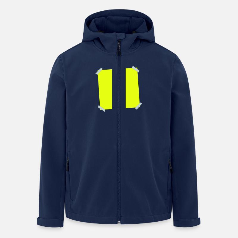 Post it - Recycelte Männer Softshell-Jacke von Stanley/Stella - Navy