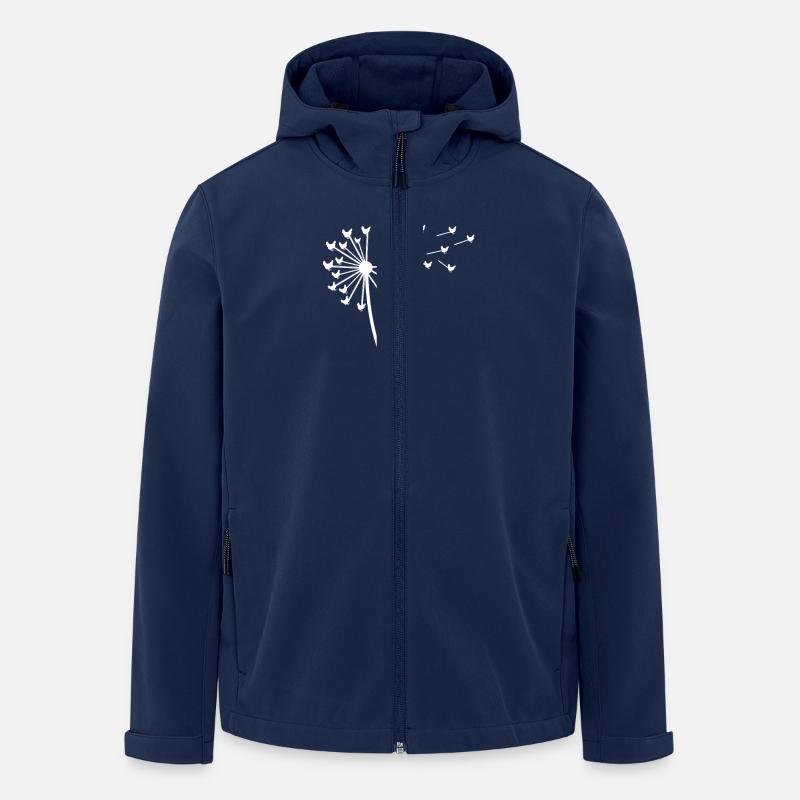 Poules Poule - Veste softshell homme en polyester recyclé Stanley/Stella - marine