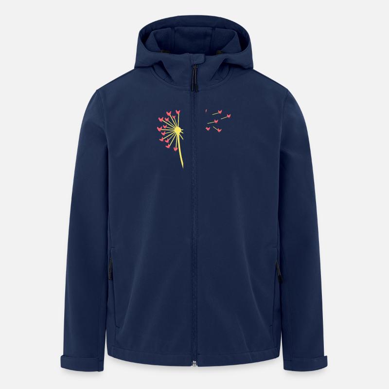 Hühner Henne - Recycelte Männer Softshell-Jacke von Stanley/Stella - Navy