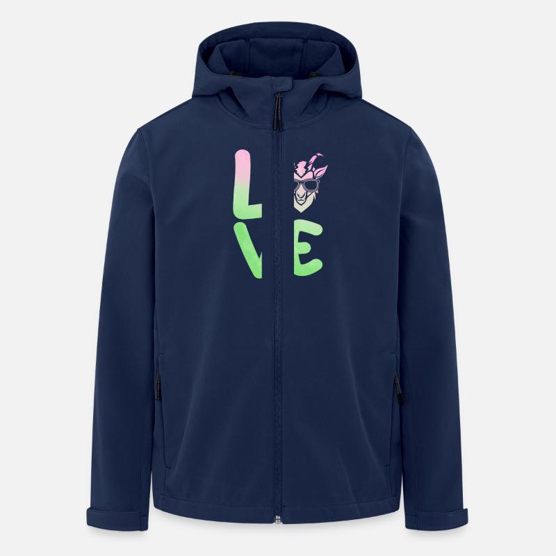 Goats - Men’s Recycled Softshell Jacket by Stanley/Stella - navy