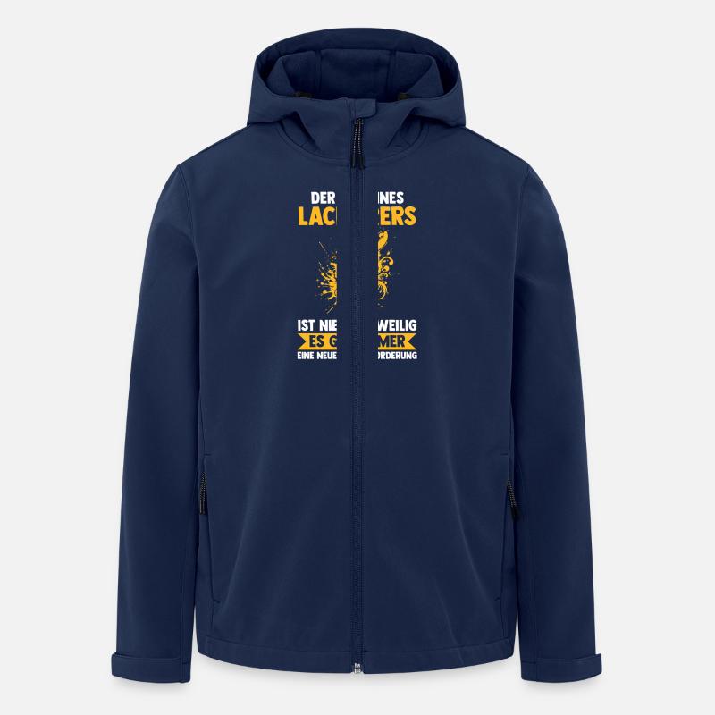 Car Painter Vehicle Painter Painter - Men’s Recycled Softshell Jacket by Stanley/Stella - navy