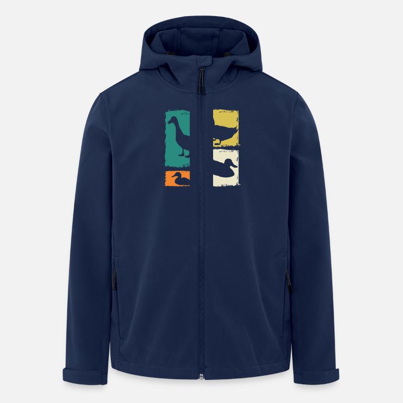 Ducks - Men’s Recycled Softshell Jacket by Stanley/Stella - navy