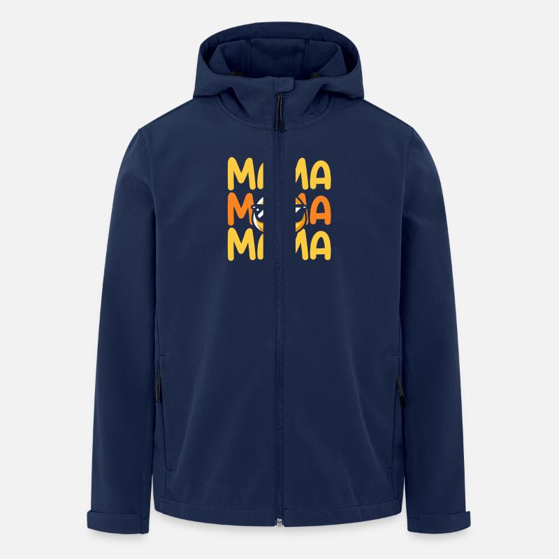 Canards Maman Mère Canard - Veste softshell homme en polyester recyclé Stanley/Stella - marine