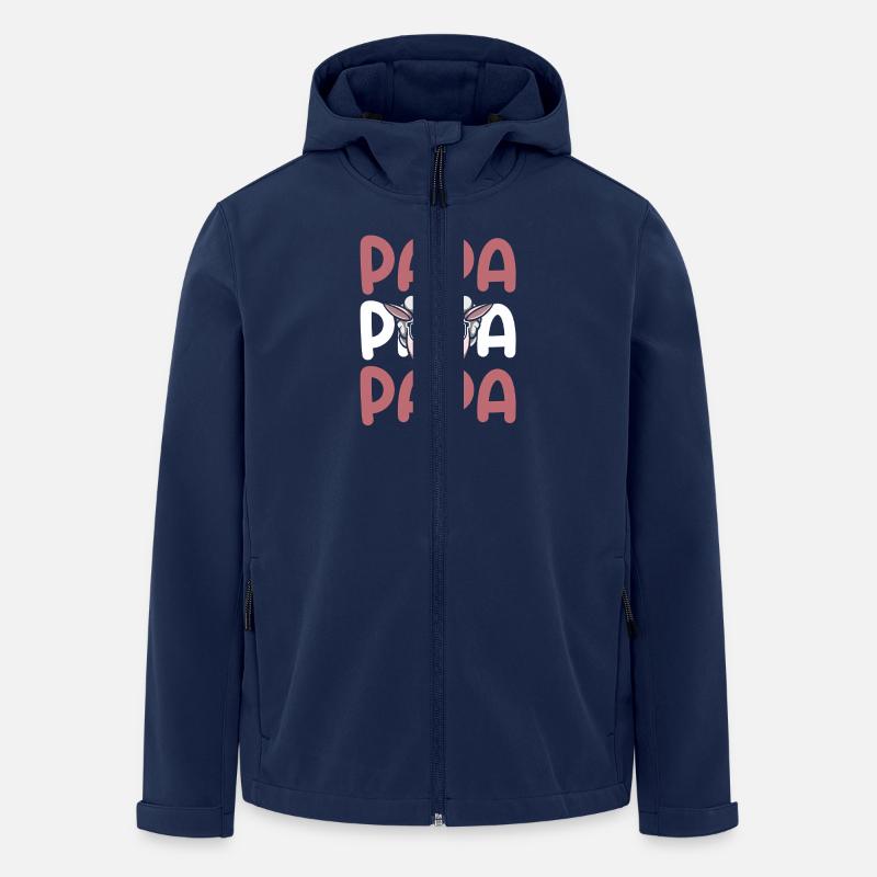 Sheep Dad Father Sheep - Men’s Recycled Softshell Jacket by Stanley/Stella - navy