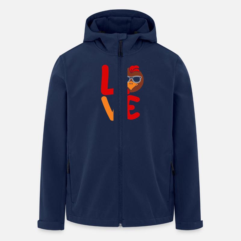 Truthahn - Recycelte Männer Softshell-Jacke von Stanley/Stella - Navy