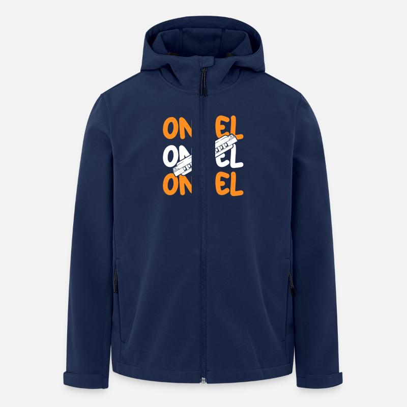 Harmonica Oncle Harmonica - Veste softshell homme en polyester recyclé Stanley/Stella - marine