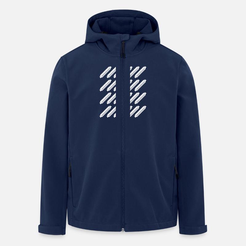 Harmonika Mundharmonika - Recycelte Männer Softshell-Jacke von Stanley/Stella - Navy