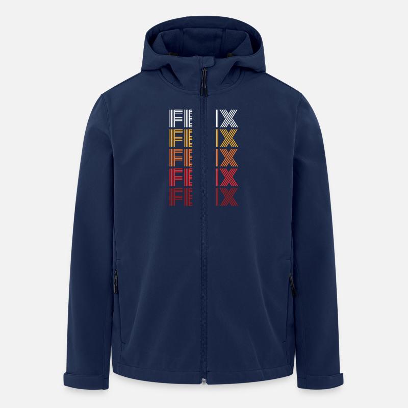 Felix - Veste softshell homme en polyester recyclé Stanley/Stella - marine