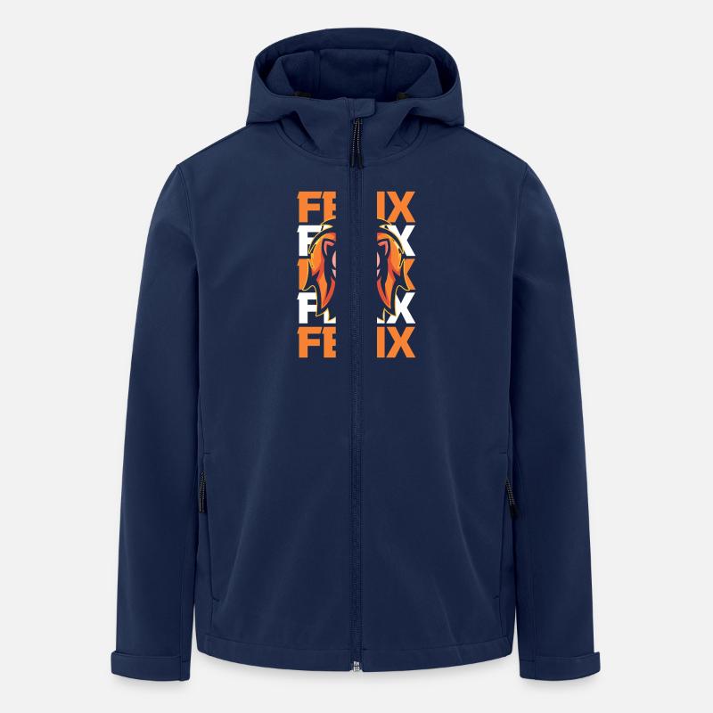 Löwe Felix - Recycelte Männer Softshell-Jacke von Stanley/Stella - Navy