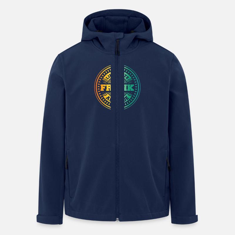 Frank - Men’s Recycled Softshell Jacket by Stanley/Stella - navy