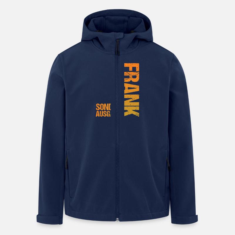 Frank - Men’s Recycled Softshell Jacket by Stanley/Stella - navy