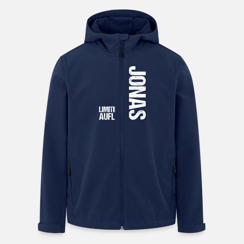 Jonas - Veste softshell homme en polyester recyclé Stanley/Stella - marine
