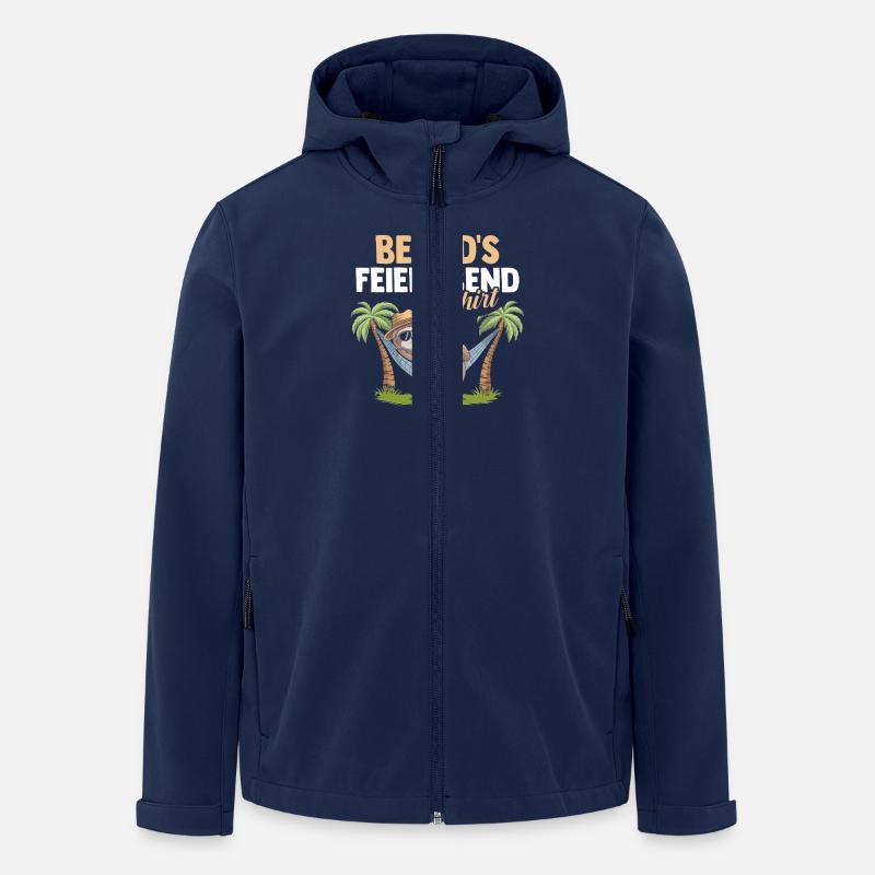 Sloth Bernd - Men’s Recycled Softshell Jacket by Stanley/Stella - navy