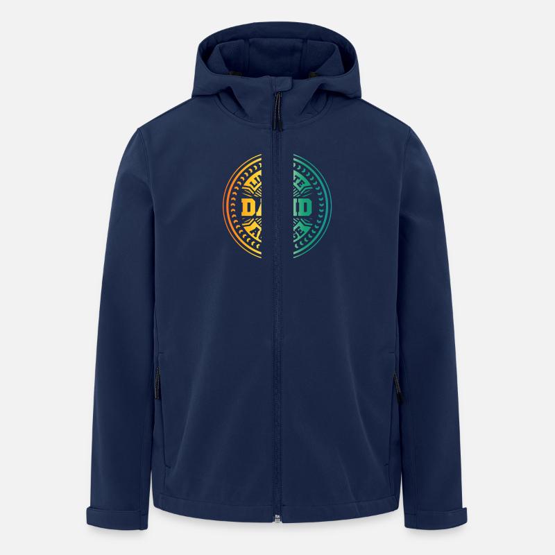 David - Recycelte Männer Softshell-Jacke von Stanley/Stella - Navy