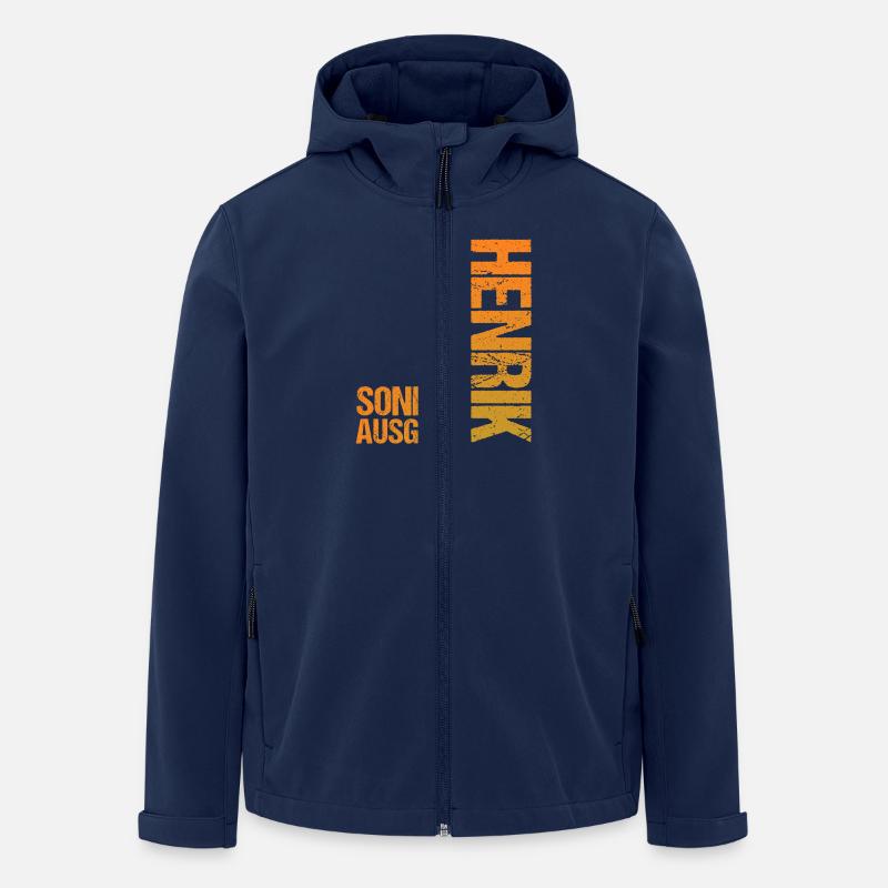 Henrik - Recycelte Männer Softshell-Jacke von Stanley/Stella - Navy