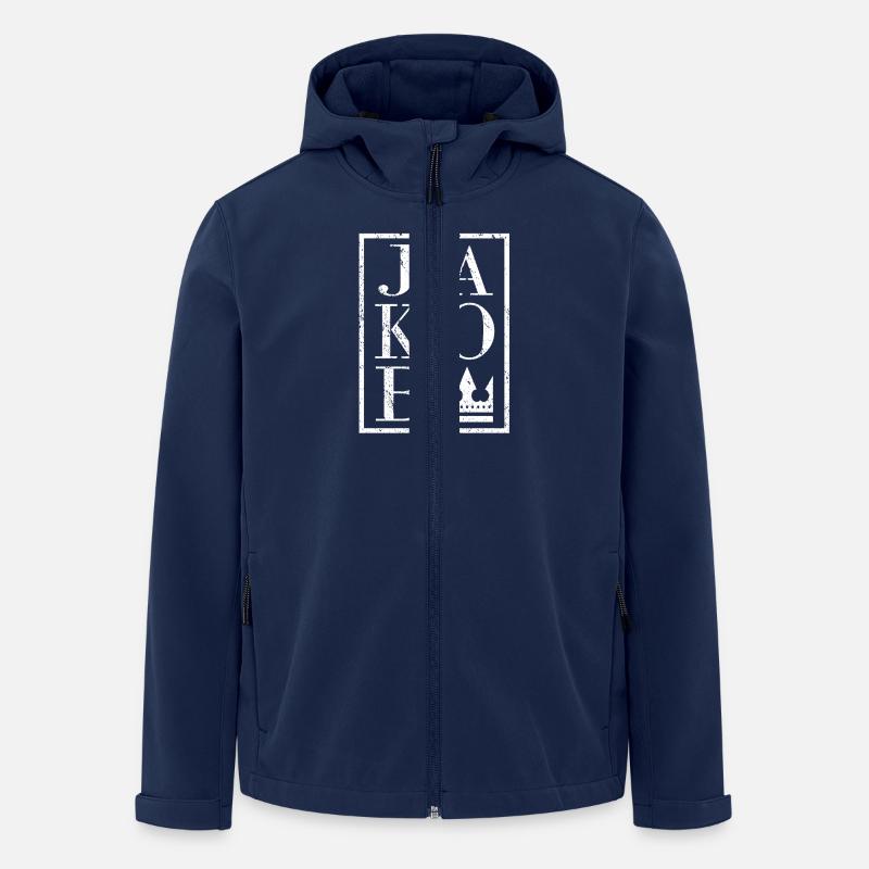 Jacob - Men’s Recycled Softshell Jacket by Stanley/Stella - navy