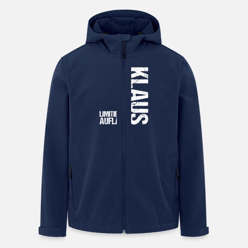 Klaus - Recycelte Männer Softshell-Jacke von Stanley/Stella - Navy