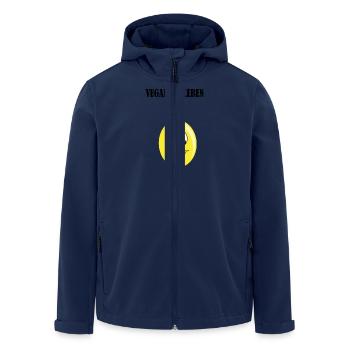 zitrone - Recycelte Männer Softshell-Jacke von Stanley/Stella - Navy - Vorne - AI Model Male 185 light (185cm)