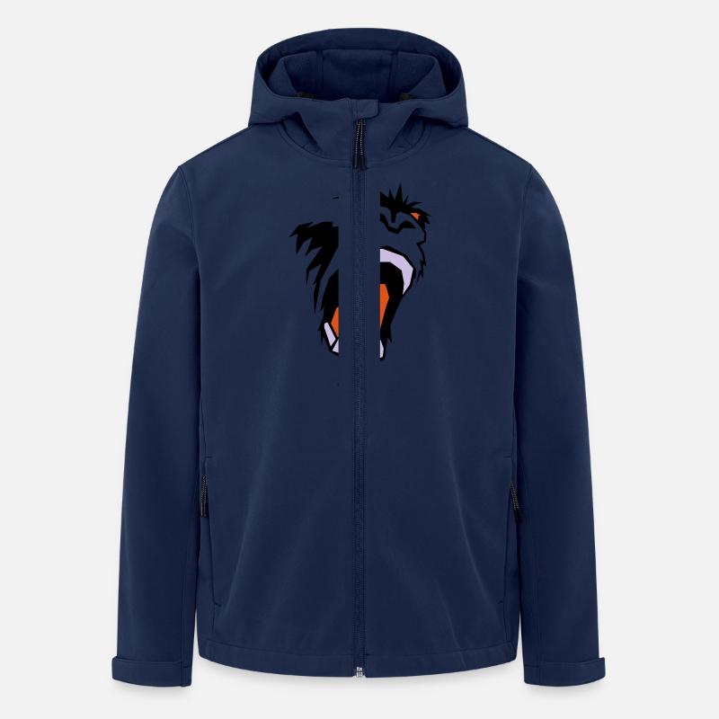 king_kong_face - Men’s Recycled Softshell Jacket by Stanley/Stella - navy