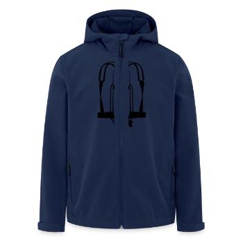 ARI Sapeurs Pompiers - Veste softshell homme en polyester recyclé Stanley/Stella - marine - Devant - AI Model Male 185 light (185cm)