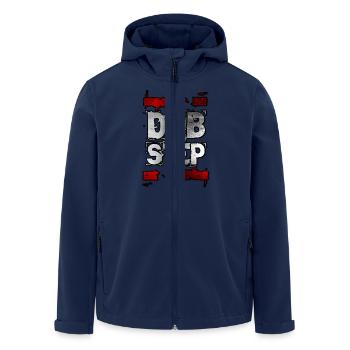 J'aime la musique de Dubstep - Veste softshell homme en polyester recyclé Stanley/Stella - marine - Devant - AI Model Male 185 light (185cm)