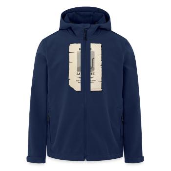 catfinal - Men’s Recycled Softshell Jacket by Stanley/Stella - navy - Front - AI Model Male 185 light (185cm)