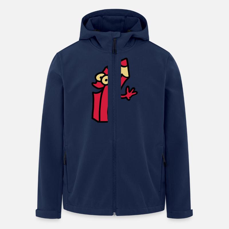 fröhlicher stift - Recycelte Männer Softshell-Jacke von Stanley/Stella - Navy