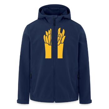 Pommes frites - Veste softshell homme en polyester recyclé Stanley/Stella - marine - Devant - AI Model Male 185 light (185cm)