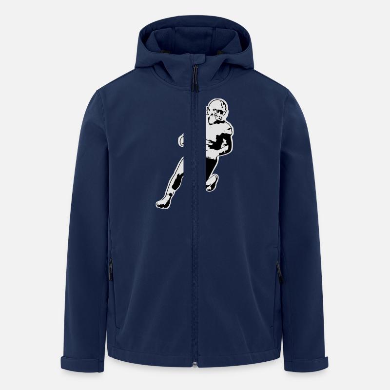 American Football - Recycelte Männer Softshell-Jacke von Stanley/Stella - Navy