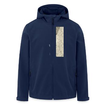 Escalade d’intersection - Veste softshell homme en polyester recyclé Stanley/Stella - marine - Devant - AI Model Male 185 light (185cm)
