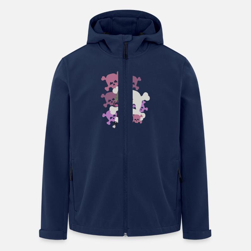 Emo Mädchen - Recycelte Männer Softshell-Jacke von Stanley/Stella - Navy