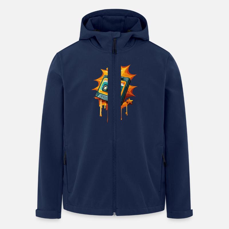 Mixtape - Recycelte Männer Softshell-Jacke von Stanley/Stella - Navy