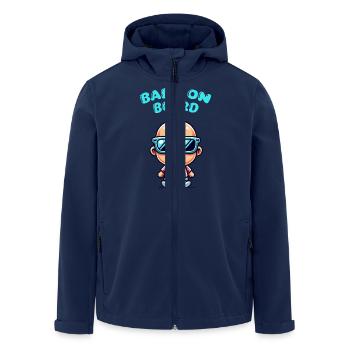 baby comic sonnenbrille - Recycelte Männer Softshell-Jacke von Stanley/Stella - Navy - Vorne - AI Model Male 185 light (185cm)