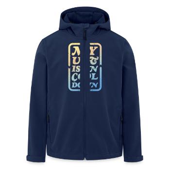 Mon ultime est en temps de recharge - Veste softshell homme en polyester recyclé Stanley/Stella - marine - Devant - AI Model Male 185 light (185cm)