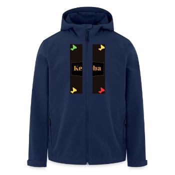 Kéniéba - Recycelte Männer Softshell-Jacke von Stanley/Stella - Navy - Vorne - AI Model Male 185 light (185cm)